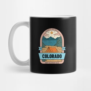 Keep Colorado Wild Retro Vintage Camping Mug